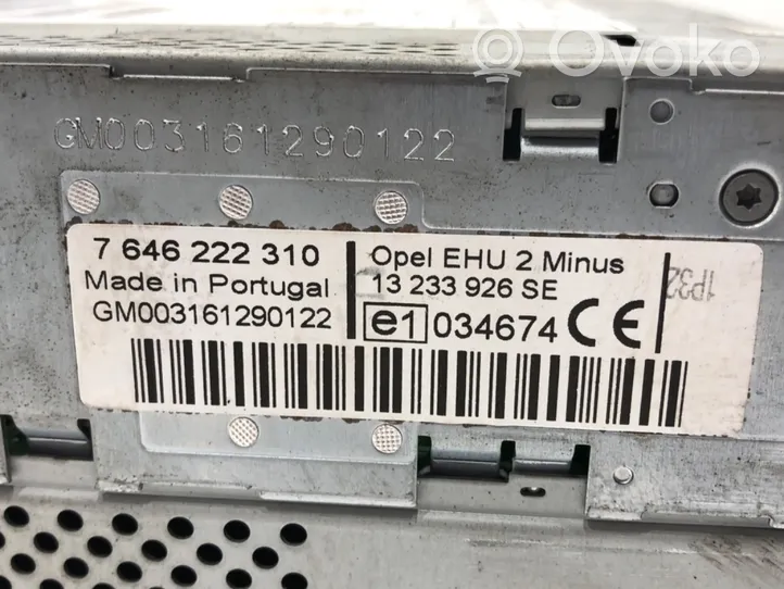 Opel Meriva A Radio / CD/DVD atskaņotājs / navigācija 13233926