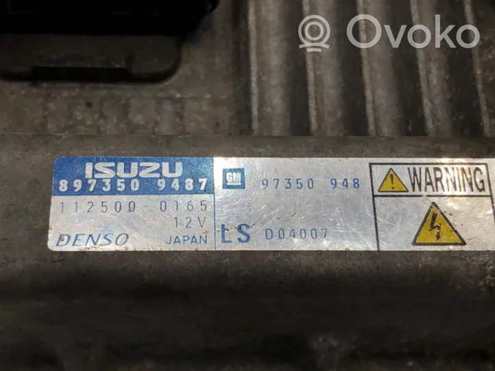 Opel Meriva A Motora vadības bloka ECU 8973509487