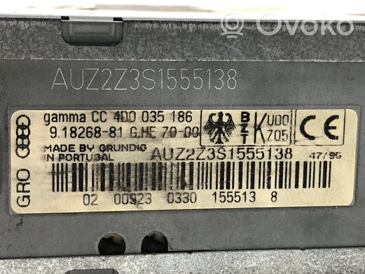 Audi A8 S8 D2 4D Radija/ CD/DVD grotuvas/ navigacija 4D0035186