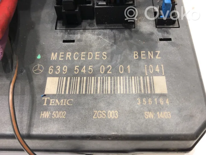 Mercedes-Benz Vito Viano W639 Inne komputery / moduły / sterowniki 6395450201
