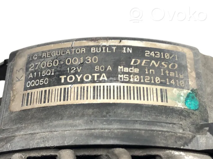 Toyota Aygo AB10 Generatore/alternatore 27060-0Q130