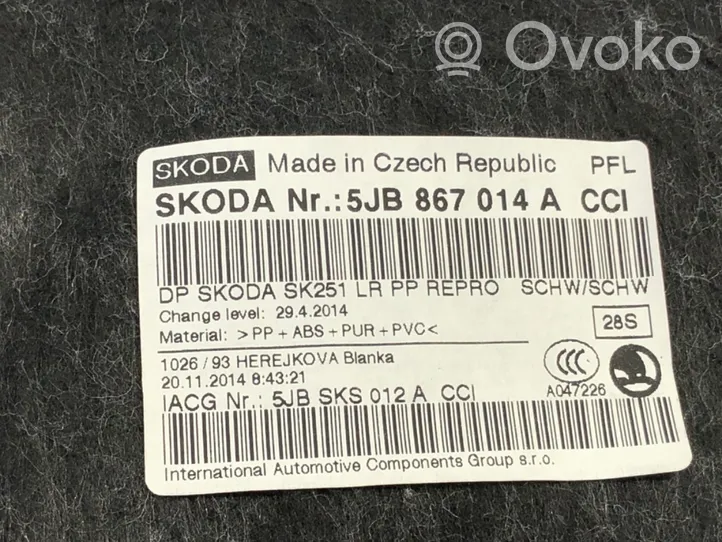 Skoda Rapid (NH) Etuoven verhoilu 