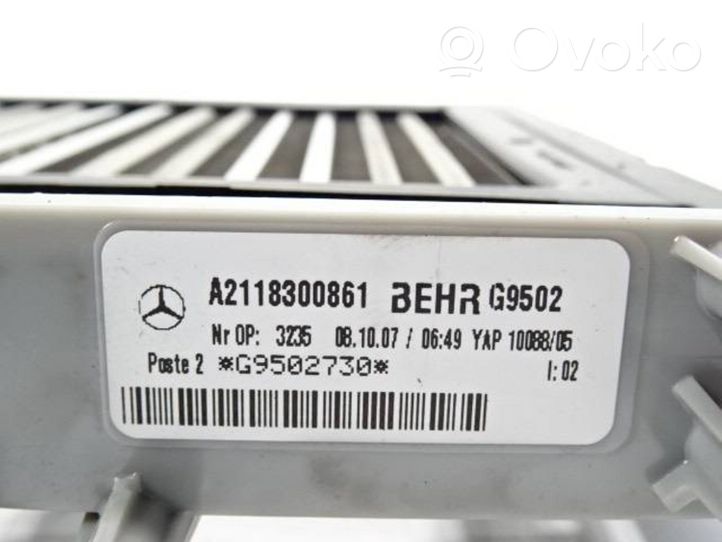 Mercedes-Benz CLS C219 Radiateur électrique de chauffage auxiliaire A2118300861