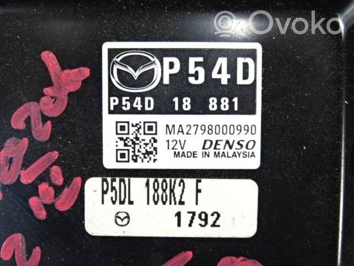 Mazda 2 Komputer / Sterownik ECU silnika MA2798000990