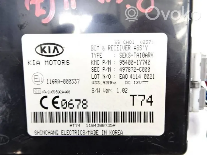 KIA Picanto Muut ohjainlaitteet/moduulit 116RA000337