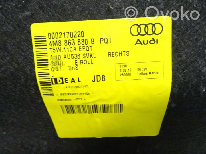 Audi Q8 Pólka deski rozdzielczej 4M8863880B