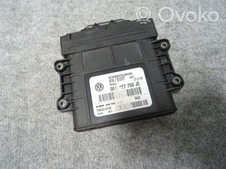 Volkswagen Jetta V Module de contrôle de boîte de vitesses ECU 09G927750JE