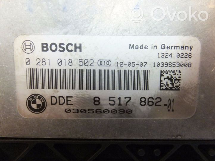 BMW 3 F30 F35 F31 Komputer / Sterownik ECU i komplet kluczy 8517862