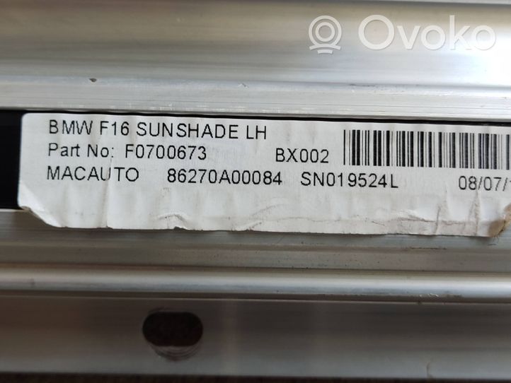 BMW X6 F16 Tendina parasole/oscurante parabrezza posteriore 86270A00084