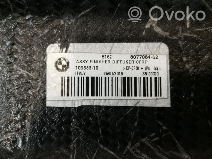 BMW X3M F97 Moulure inférieure de pare-chocs arrière 8077084