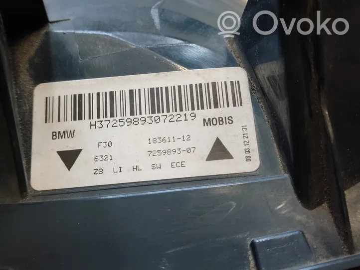 BMW 3 F30 F35 F31 Luci posteriori 7259893