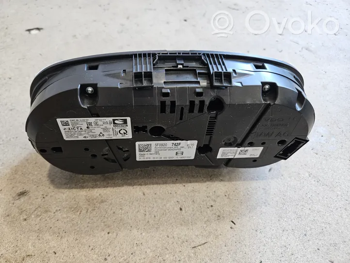 Seat Leon (5F) Nopeusmittari (mittaristo) 5F0920742F