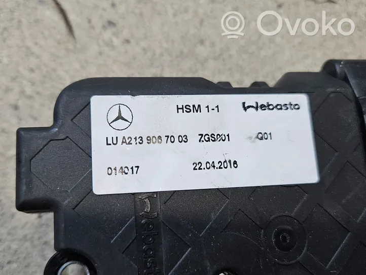 Mercedes-Benz E W213 Moottori/käyttölaite A2139067003