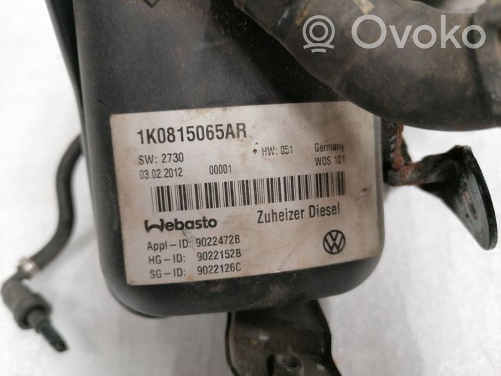 Volkswagen Touran II Auxiliary pre-heater (Webasto) 1K0815065AR