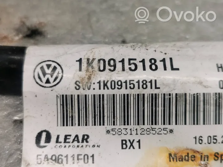 Volkswagen Sharan Cavo negativo messa a terra (batteria) 1K0915181L