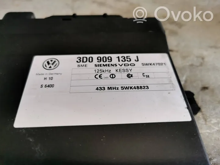 Volkswagen Touareg I Centralina/modulo keyless go 3D0909135J