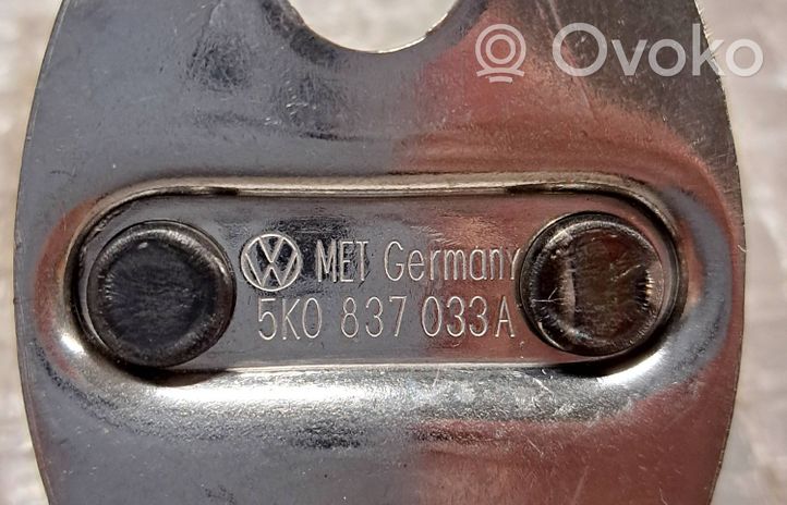 Volkswagen Golf VI Front door lock loop/hook striker 5K0837033A