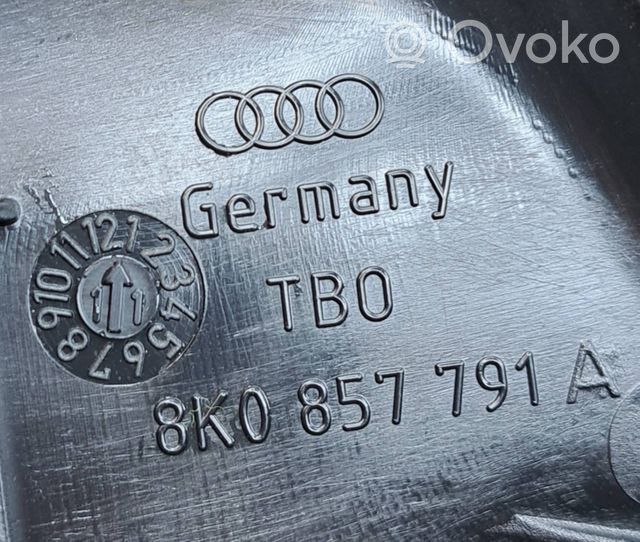 Audi A4 S4 B8 8K Rivestimento cintura di sicurezza 8K0857791A