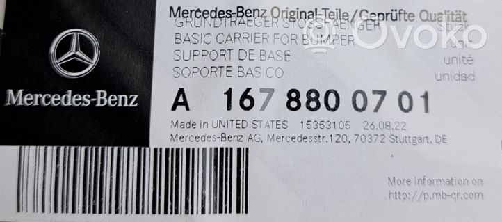Mercedes-Benz GLS X167 Support de pare-chocs arrière A1678800701