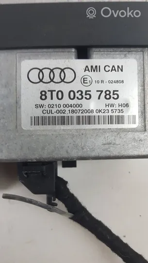 Audi A4 S4 B8 8K Console centrale, commande de multimédia l'unité principale 8T0035785