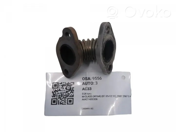 Mercedes-Benz ML W164 Linea/tubo flessibile della valvola EGR A6421400308