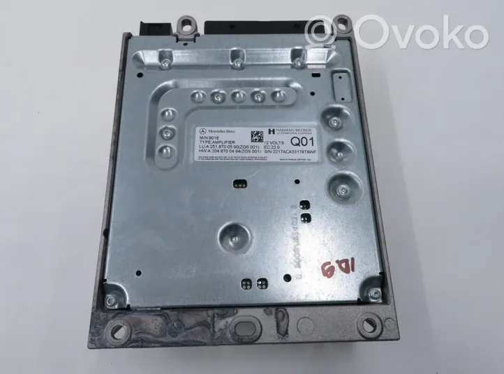 Mercedes-Benz GL X164 Amplificatore A2518700590