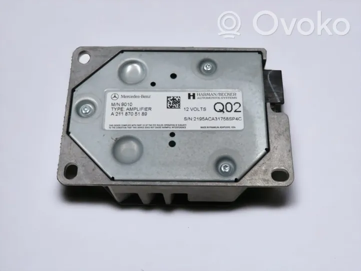 Mercedes-Benz GL X164 Amplificatore A2118705189