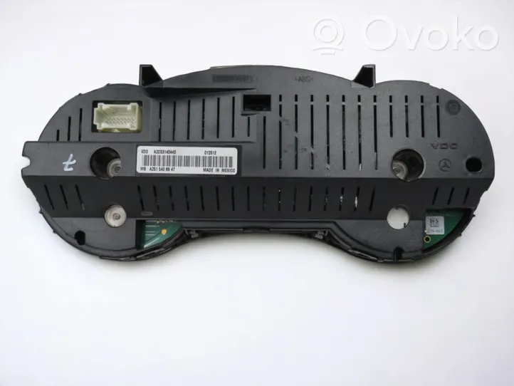 Mercedes-Benz R W251 Tachimetro (quadro strumenti) A2515408947