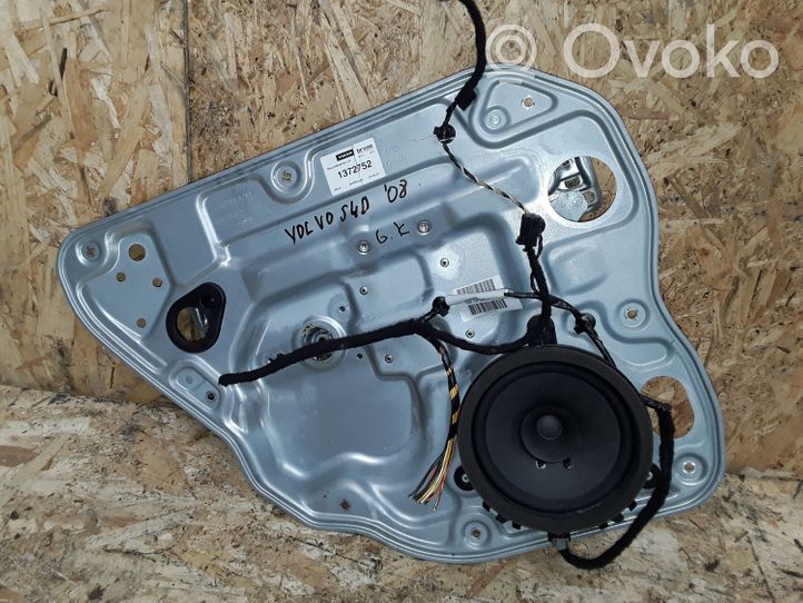 Volvo S40 Mechanizm podnoszenia szyby tylnej bez silnika 1372752