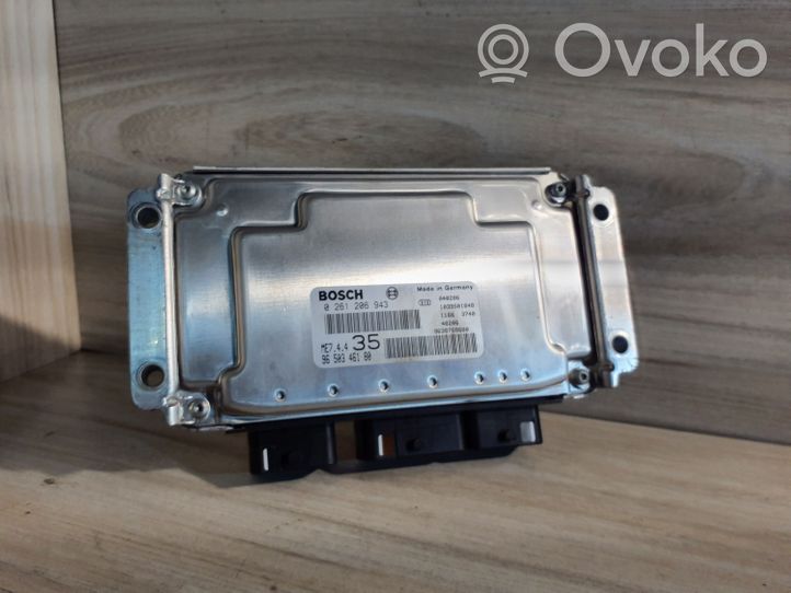 Peugeot 307 Sterownik / Moduł ECU 0261206943