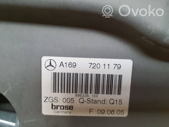 Mercedes-Benz A W169 Etuoven ikkunan nostin moottorilla A1697201179
