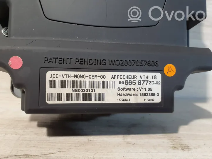 Peugeot 3008 I HUD-näyttö 96665877ZD