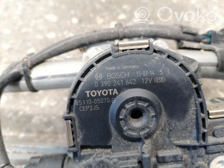 Toyota Avensis T270 Tiranti e motorino del tergicristallo anteriore 0390241642