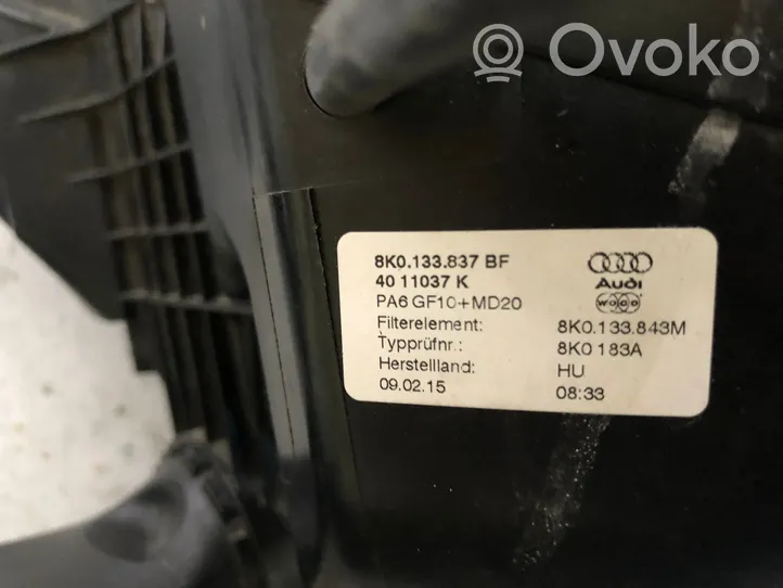Audi A4 S4 B8 8K Scatola del filtro dell’aria 8K0133837