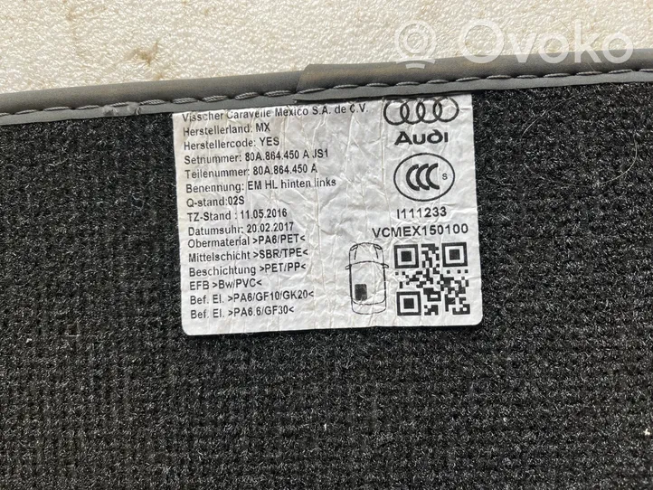 Audi Q5 SQ5 Kilimėlių komplektas 80A864450A