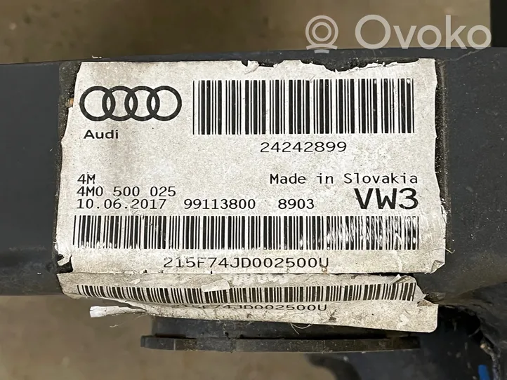 Audi Q7 4M Sottotelaio posteriore 4M0500025