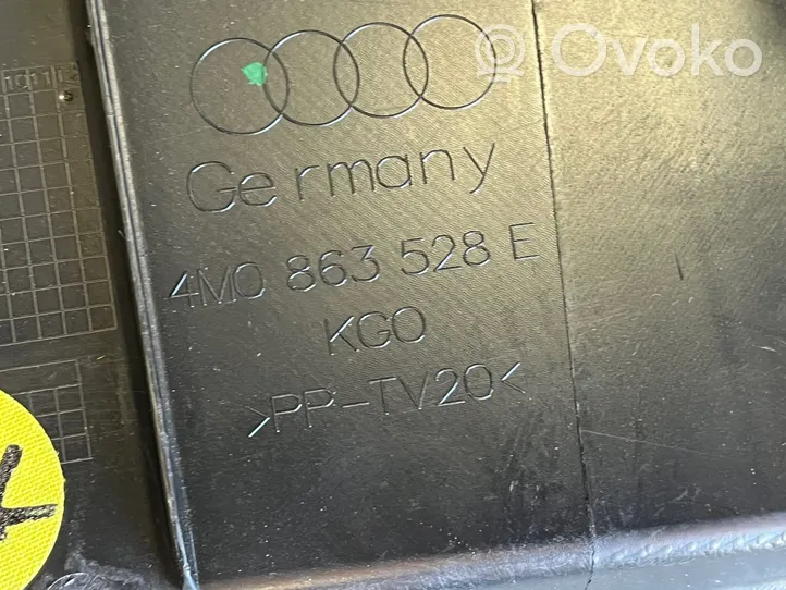 Audi Q7 4M Rivestimento laterale della consolle centrale posteriore 4M0863528E