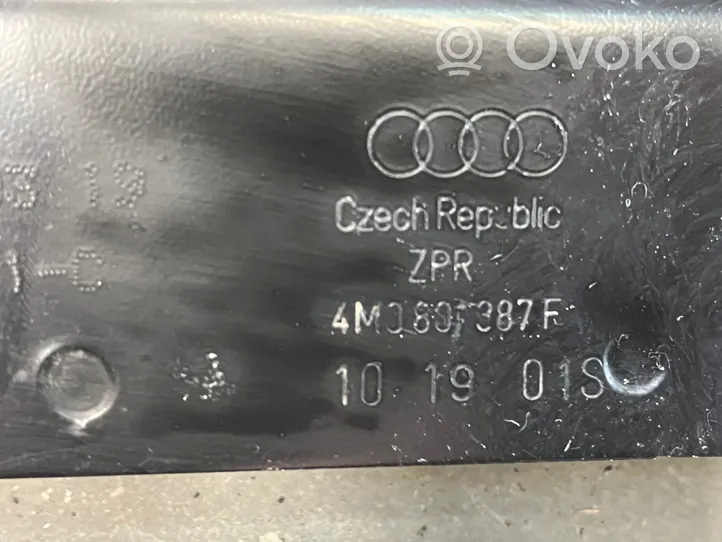 Audi Q7 4M Plaque de protection de réservoir de carburant 4M0801387F