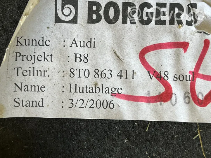 Audi A5 8T 8F Półka tylna bagażnika 8T0863411