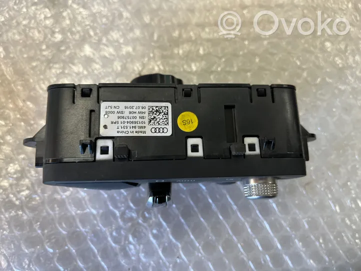 Audi Q7 4M Interrupteur d’éclairage 4M0941531T