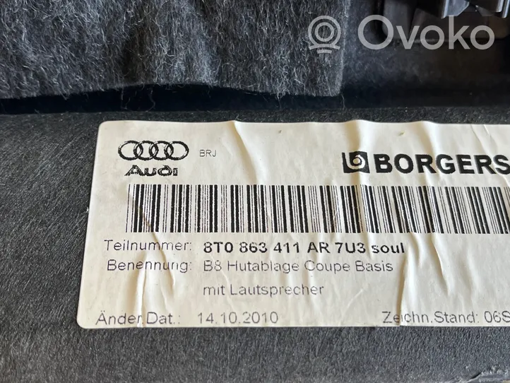 Audi A5 8T 8F Półka tylna bagażnika 8T0863411AR