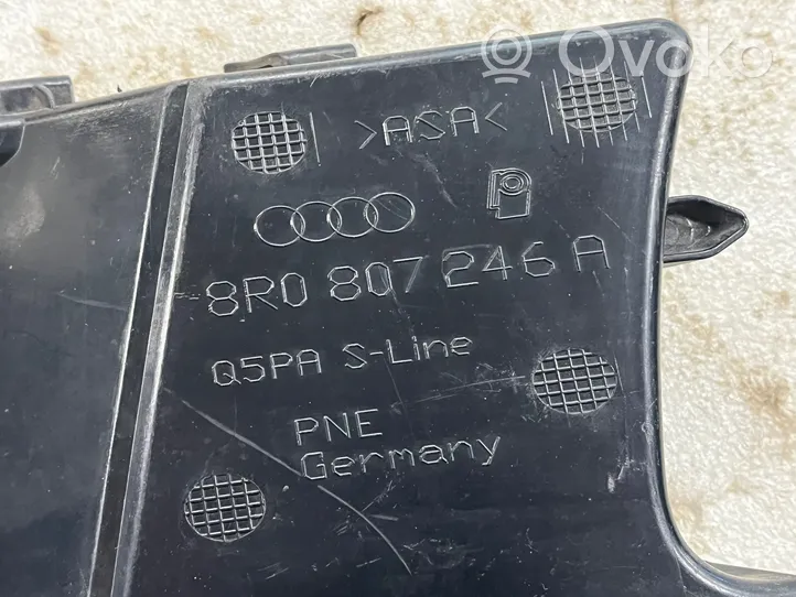 Audi Q5 SQ5 Priekšpusē bampera stūra daļa 8R0807246A