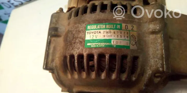 Toyota 4 Runner N120 N130 Alternator 2706067020