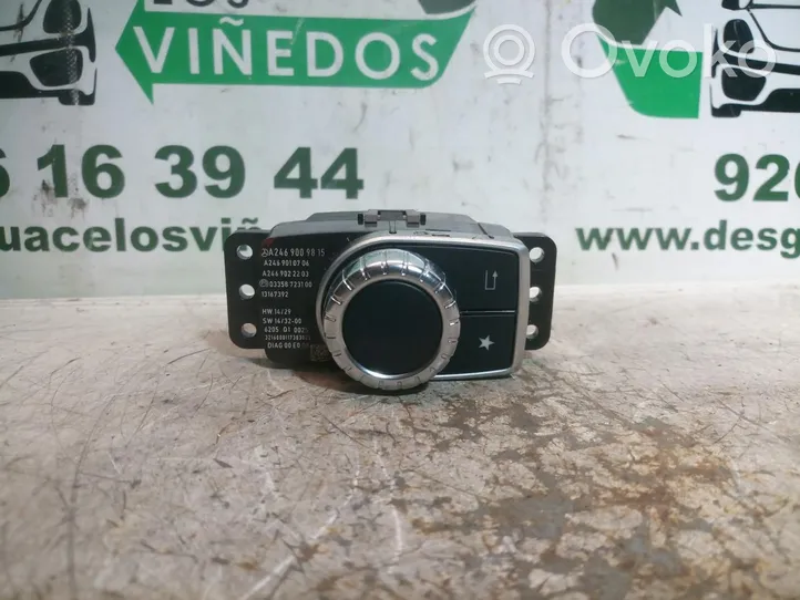 Mercedes-Benz A W176 Commodo, commande essuie-glace/phare A2469009815