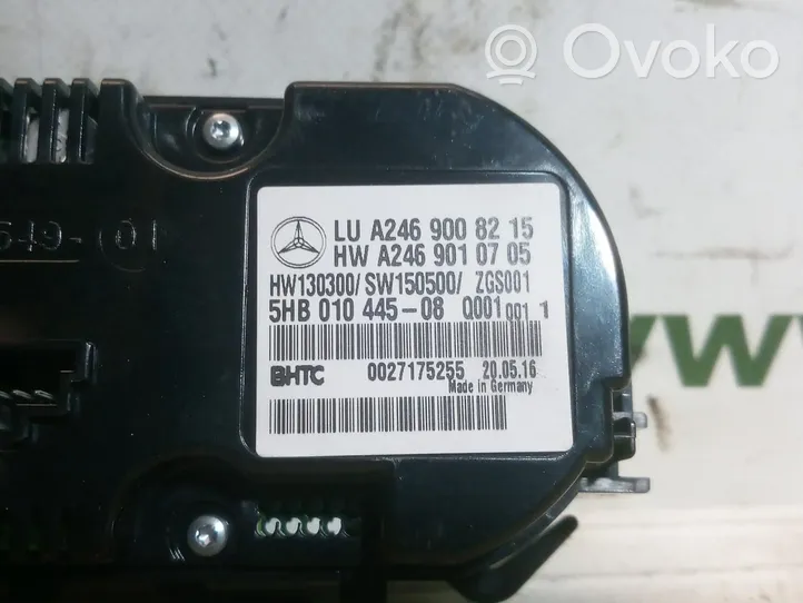 Mercedes-Benz A W176 Ilmastoinnin ohjainlaite A2469008215