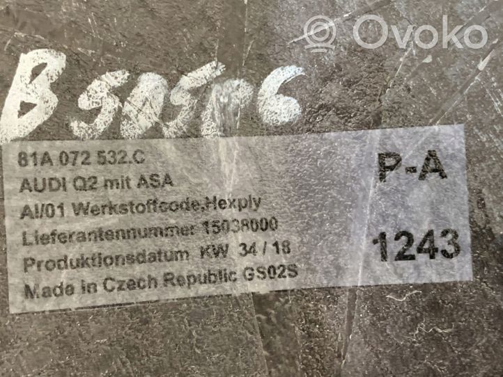 Audi Q2 - Obudowa lusterka zewnętrznego drzwi przednich 81A072531C