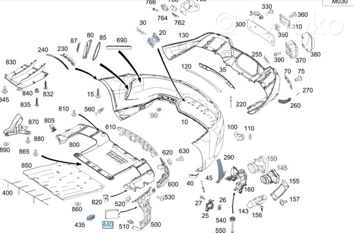 Mercedes-Benz AMG GT R190 C190 Radar / Czujnik Distronic A0009051609