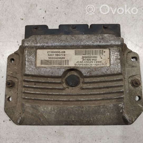 Peugeot 607 Unité de commande, module ECU de moteur 9650920480