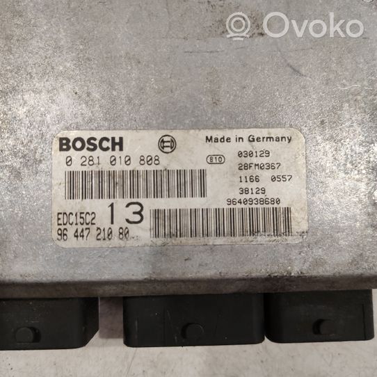 Citroen C5 Unité de commande, module ECU de moteur 0281010808