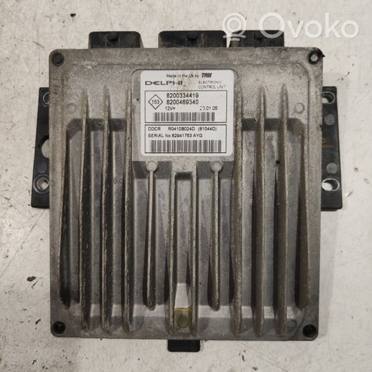 Renault Megane II Komputer / Sterownik ECU i komplet kluczy 8200334419